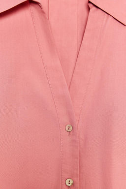 WIDE-SLEEVE POPLIN SHIRT