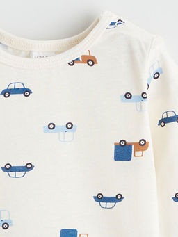 Bisiklet Yaka Erkek Bebek ??t??tl? Body ve Pantolon