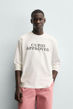 CUPID SLOGAN T-SHIRT - Zara фото 10