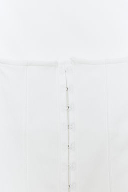 TOP CORSETERO STRETCH / Blanco