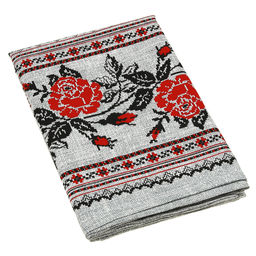 Скатерть 150х145см Розовое утро, длина стола до 110см, на 4 персоны, хлопок Оптима 171г/м2, упаковка классическая 28х41см, Домашняя мода (Россия)  фото 3