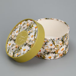 Коробка подарочная, упаковка, «Ромашки» 12 х 8 см