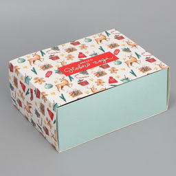 Коробка сборная Уютного года , 20 х 15 х 8 см - Дарите счастье фото 4