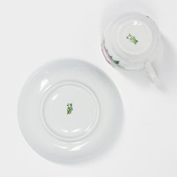 Чайная пара «Пион», 250 мл, блюдце d=15 см, фарфор