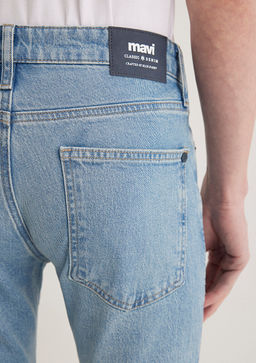 James Classic Denim Puslu A??k Mavi Jean Pantolon  фото 7