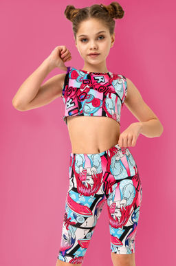 Летний костюм из бамбука для девочки Happyfox