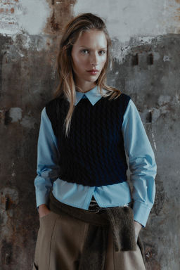 CONTRAST POPLIN SHIRT - Zara фото 2