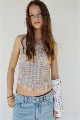 TOP PUNTO FLECOS / Multicolor