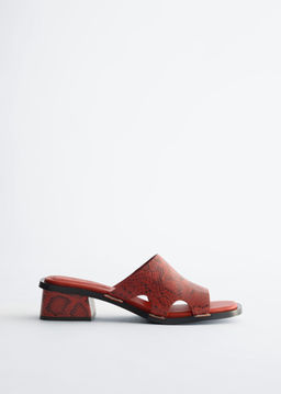 Sandalias de piel con tac?n ancho - H&m фото 2