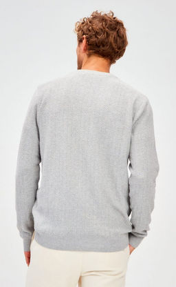 Джемпер F221-15-537 grey melange - Fine joyce фото 5