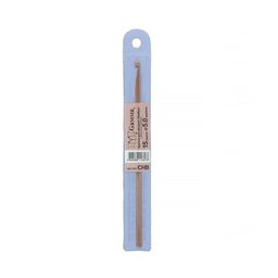 Для вязания Gamma CHB крючок бамбук d 5.0 мм 15 см в чехле