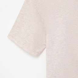 Футболка женская MINAKU OVERSIZE FIT, бежевый меланж, размер 42