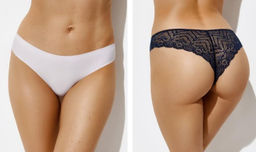 OmD 2611B Invisible Brasiliana гладкая микроф., 86% Полиамид, 14% Эластан, 100% Ластовица Хлопок - CABERNET