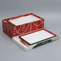 Набор подарочных коробок 3 в 1 С новым годом, 26 17 10 32.5 20 12.5 см - Дарите счастье фото 3