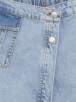 Beli Lastikli K?z ?ocuk Jean Etek