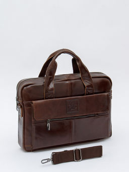 Портфель 11019Z brown Zinimsk