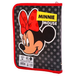 Папка пластиковая для тетрадей А5, на молнии, Минни Маус - Disney фото 4