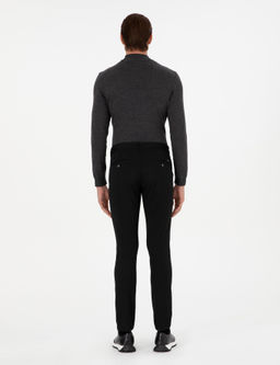 Siyah Slim Fit Kanvas Pantolon - Pierre cardin фото 4