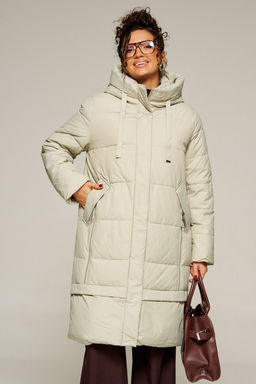 Пальто Beautiful Free 8022 фисташковый