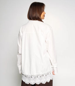 Рубашка #КТ6808 (2), белый - Dommod фото 3