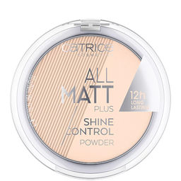 CATRICE Пудра компактная All Matt Plus Shine Control Powder, 010 Transparent светло-бежевый