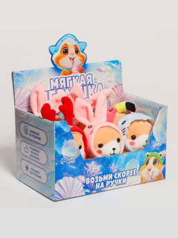 Цена за 6 шт. Мягкая игрушка в шоубоксе Хомяк, МИКС - Milo toys фото 2