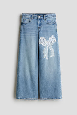 Relaxed Wide Leg Jeans - H&m фото 3