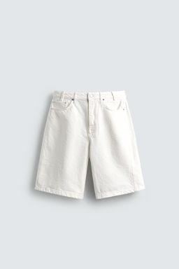 BERMUDA BAGGY FIT / Blanco