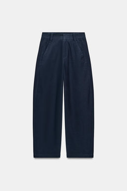 PANTAL?N BARREL / Marino - Zara фото 6