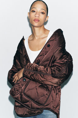 SATIN PADDED JACKET ZW COLLECTION - Zara фото 3