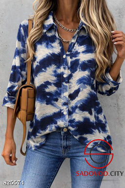 Рубашка женская с принтом