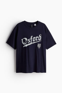 Camiseta oversize con motivo estampado - H&m фото 5