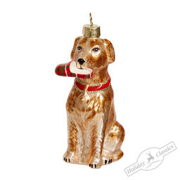 Пес "Радостная встреча!" (стекло) 5х5х10 см