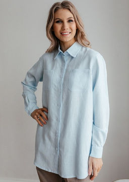 Рубашка ЛЕН с Вискозой