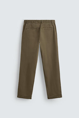 STRAIGHT-LEG TWILL TROUSERS - Zara фото 8