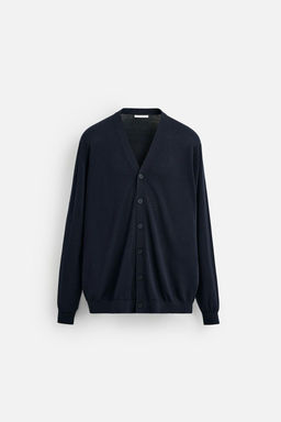 COTTON - WOOL CARDIGAN - Zara фото 8