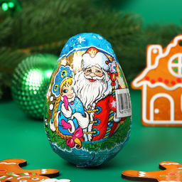 Шоколадная фигурка новогодняя Яйцо С Новым Годом!, 50 г - Simaland фото 2