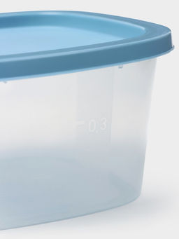 Цена за 4 шт. Контейнер пищевой SparkPlast BioFresh, 500 мл, пластик, прозрачный, крышка микс