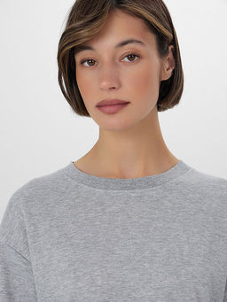 Футболка женская серая - Mark formelle фото 4