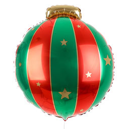 Цена за 2 шт. Воздушный шар фольгированный 28" «Ёлочная игрушка»
