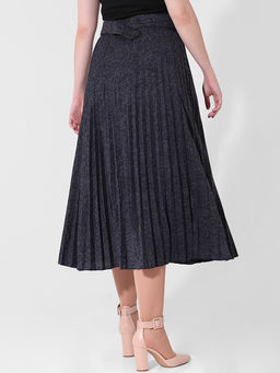 Юбка плиссе больших размеров длинная женская - Almond фото 5