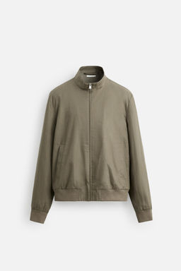 100% LINEN BOMBER JACKET - Zara фото 7