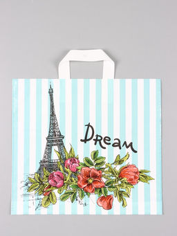 Цена за 50 шт. Пакет За мечтой, полиэтиленовый с петлевой ручкой, 38?34 + 3 см, 70 мкм