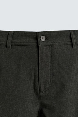 PANTAL?N CHINO ESTRUCTURA CONFORT / Verde oscuro - Zara фото 8