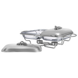 МАРМИТ ДВОЙНОЙ LEFARD СЕРИЯ HARMONY СО СТЕКЛЯННЫМИ ФОРМАМИ ДЛЯ ЗАПЕКАНИЯ, 1,6Л/1,6Л фото 4