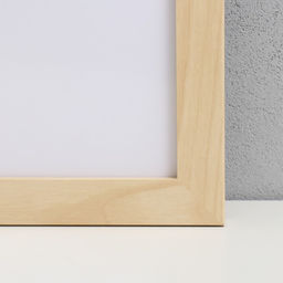 Фоторамка для фото 50×70 см Ellis, МДФ, с паспарту, натуральный, (пластиковый экран)