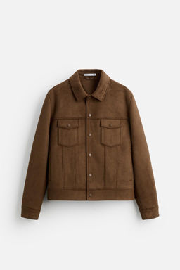 FAUX SUEDE JACKET - Zara фото 24