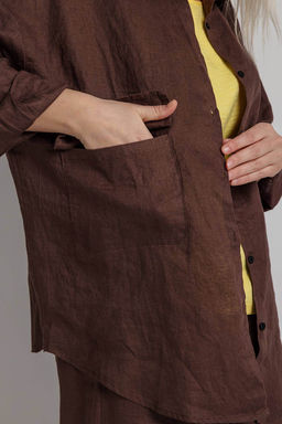 Блузка женская Р95098/01/Коричневый