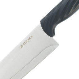 Нож сантоку OKROSHKA КРУТОН, лезвие 18,7 см OK912P-W-SN фото 3