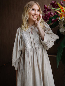 платье лен 73%, вискоза 27% - Волтри фото 3